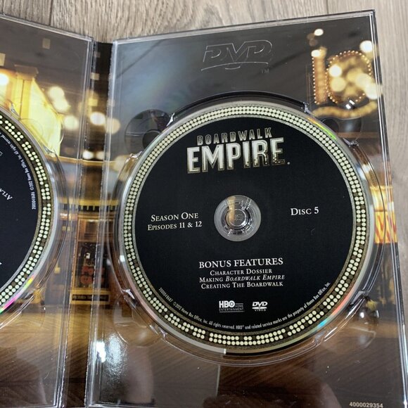 Boardwalk Empire: The Complete First Season 1 DVD, 5-Disc Boxed Set DVD 2012 HBO - Picture 10 of 11